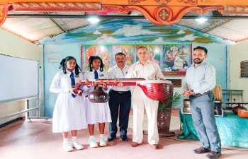 Handing Over Musical Instrument to Ensalwatta Tamil Vidyalaya, Deniyaya